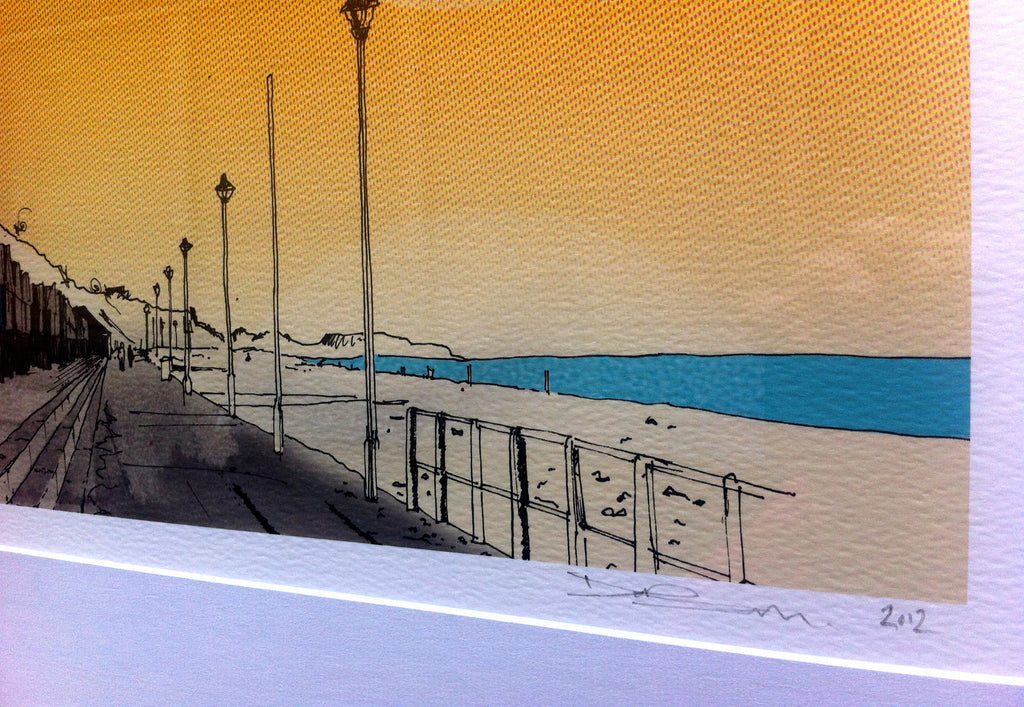 Limited Edition Beach Huts Print