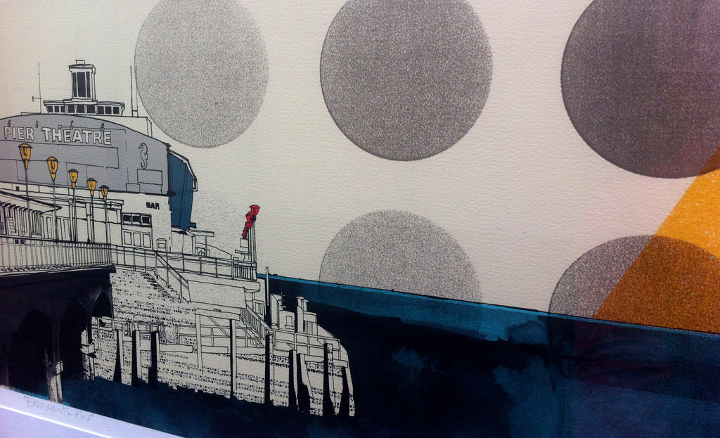 Limited Edition Bournemouth Beach Pier Print
