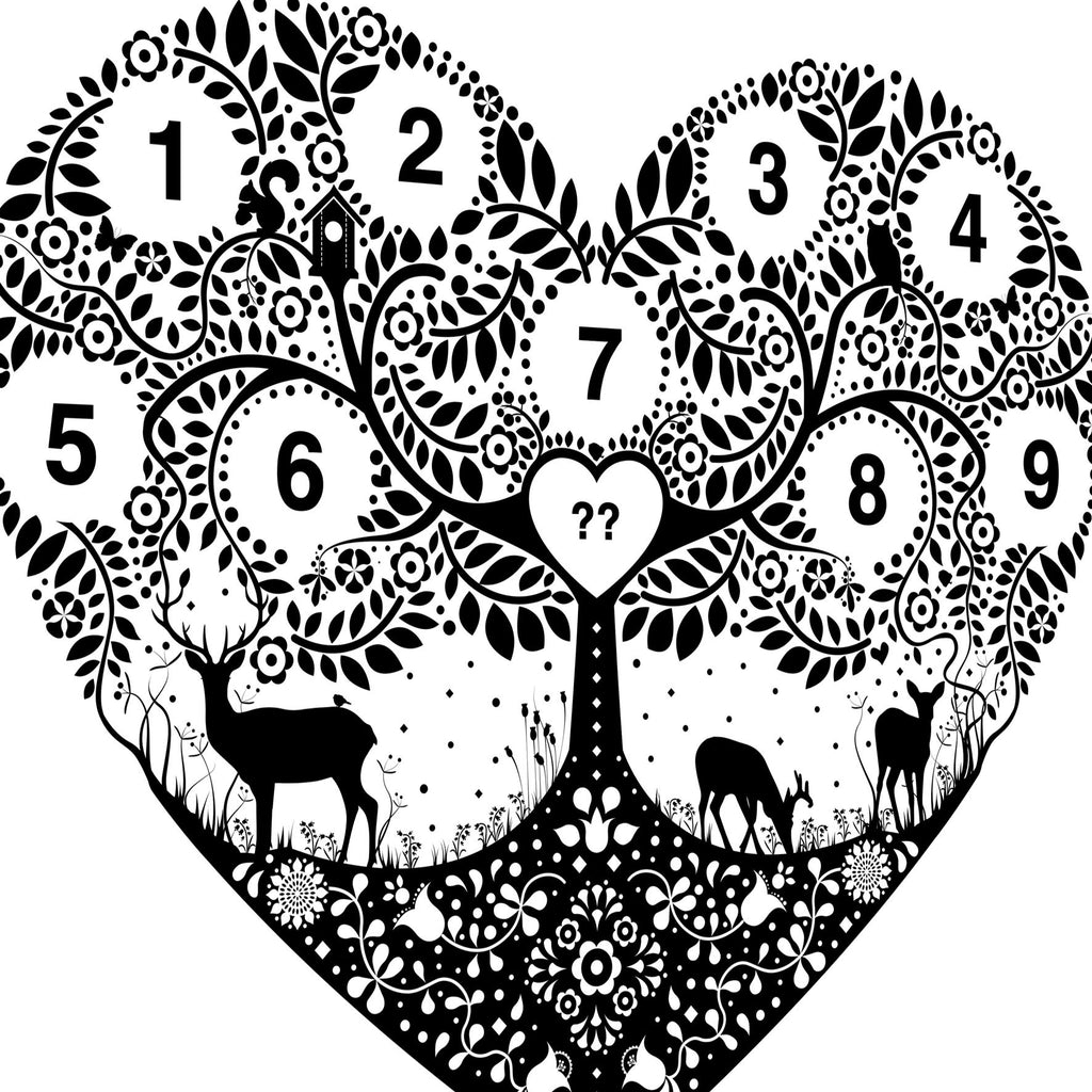 Personalised Woodland Family Tree Print